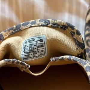 Sanuk Leopard Print Slip Ons